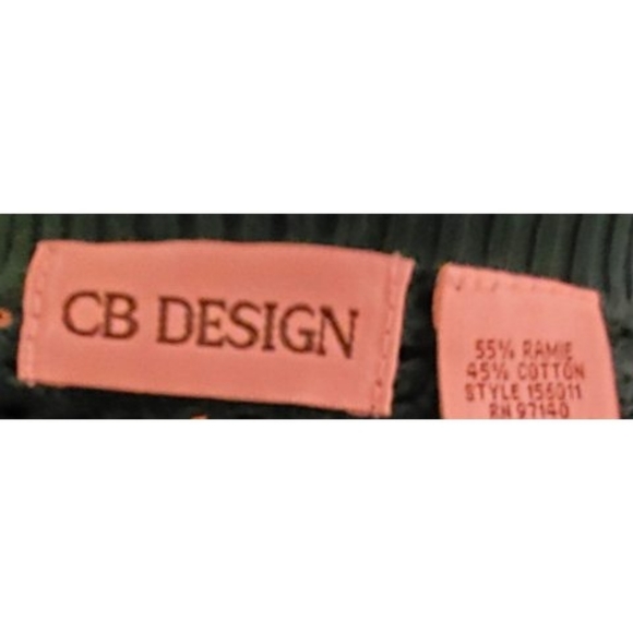 Turquoise Knit Sequin cap sleeve vest - Picture 4 of 4